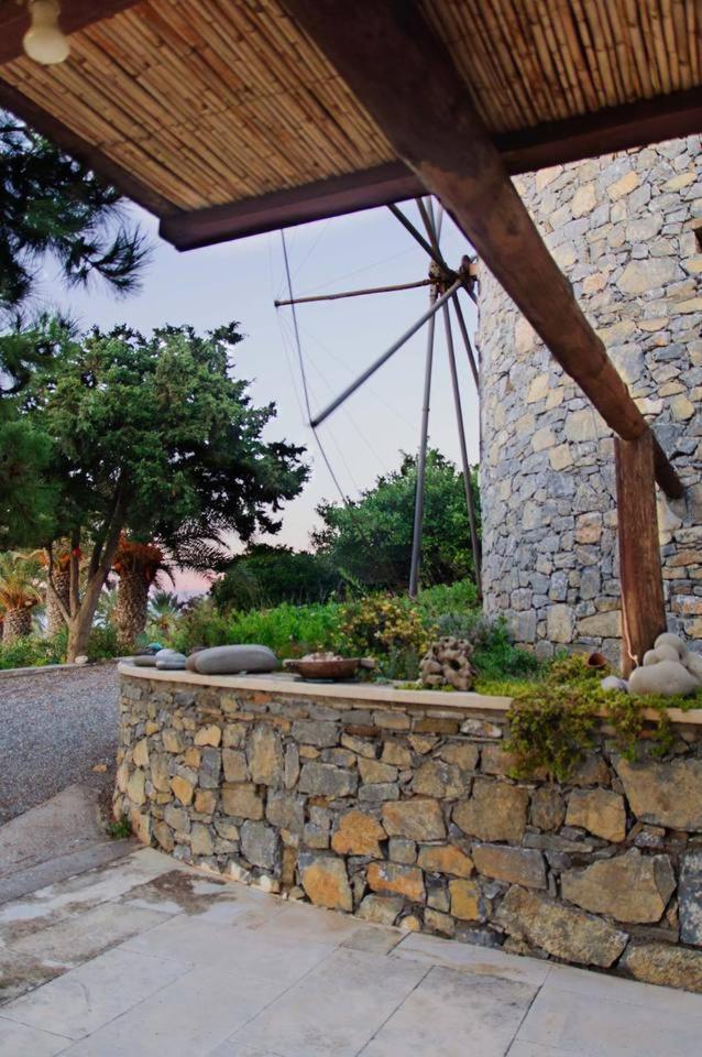 Authentic Cretan Stone Windmill Vila Sitia  Exterior foto