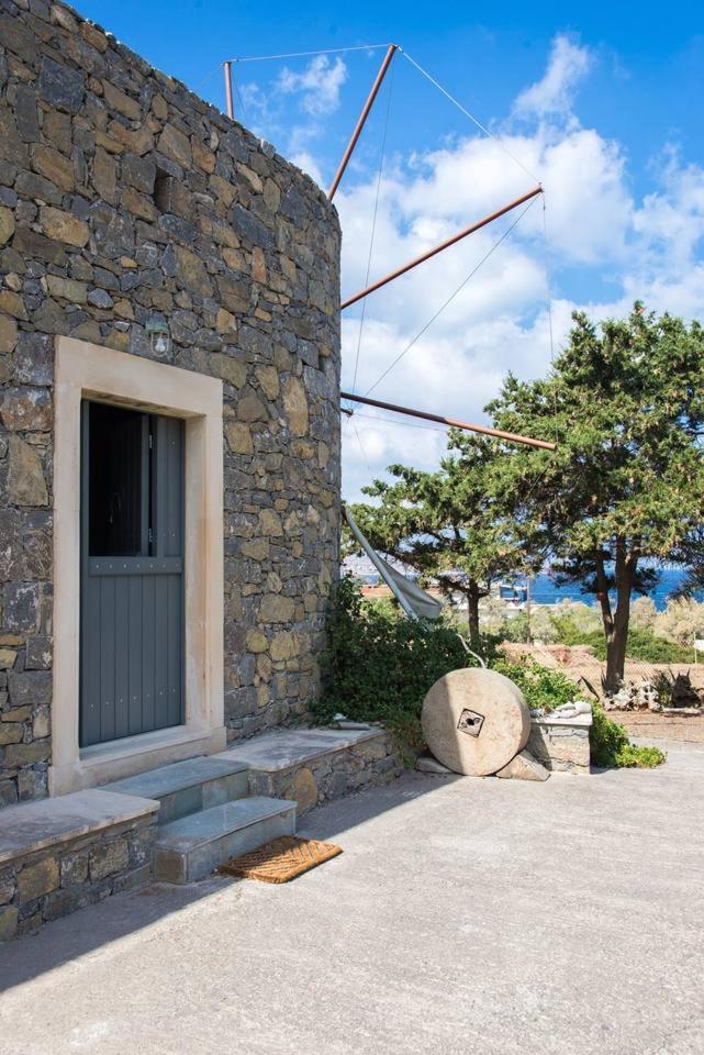 Authentic Cretan Stone Windmill Vila Sitia  Exterior foto