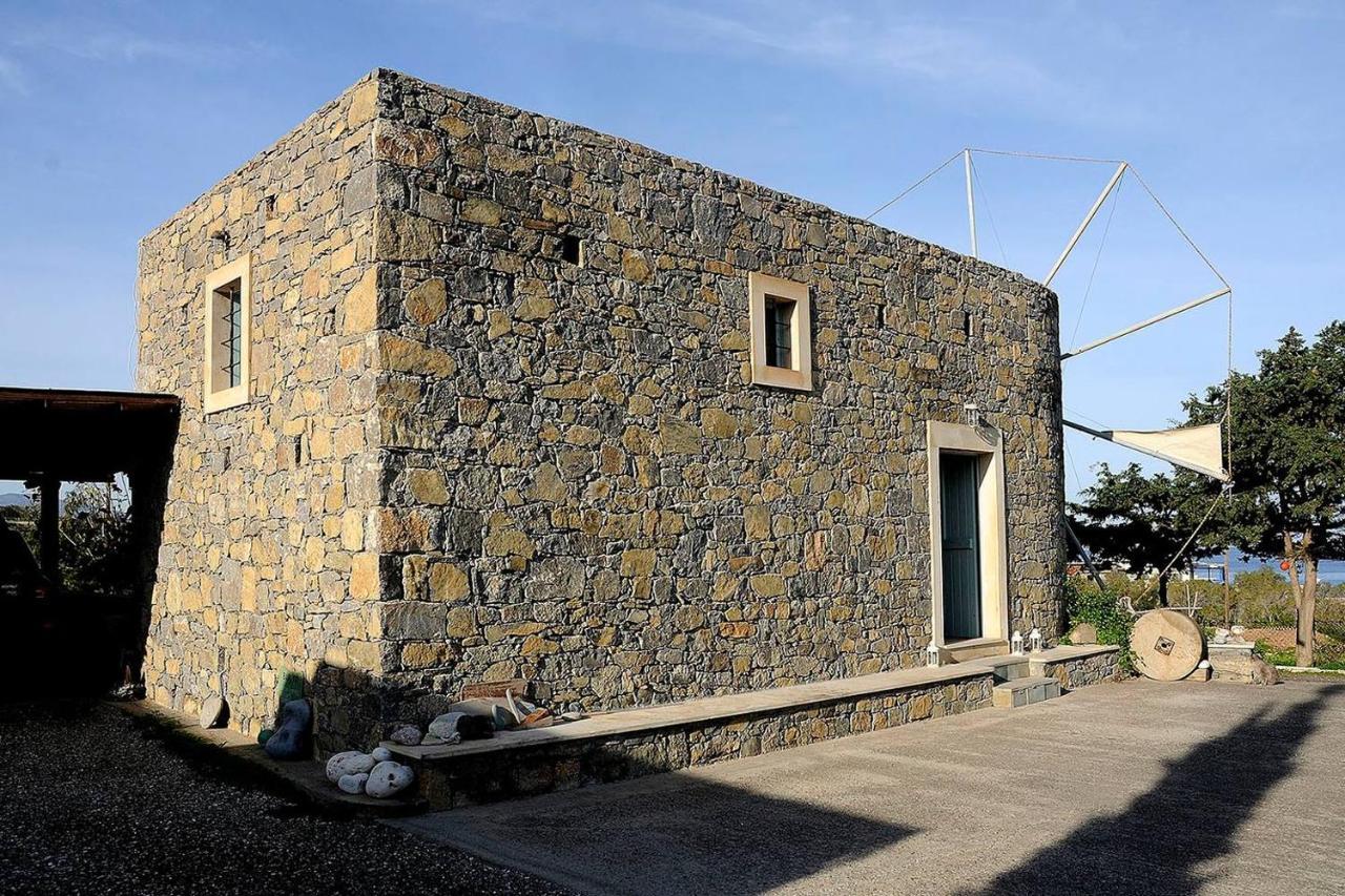 Authentic Cretan Stone Windmill Vila Sitia  Exterior foto