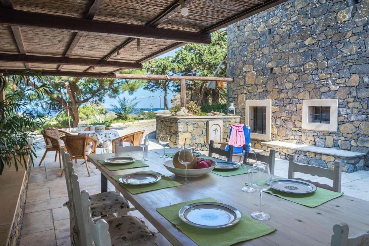 Authentic Cretan Stone Windmill Vila Sitia  Exterior foto